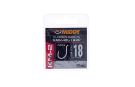 MIDDY KM-2 Hair-Rig Eyed Hooks