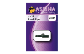 Ashima Lead Clips Green 10pcs