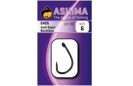 Ashima C425 Anti-Eject Barbless Size 4 - 10pcs
