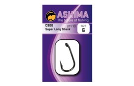 Ashima C900 Super Long Shank Size 4 - 10pcs