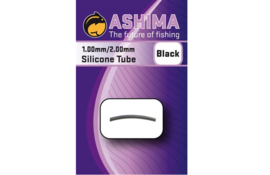 Ashima Silicone Tube Black 1.00/1.50mm 15pcs