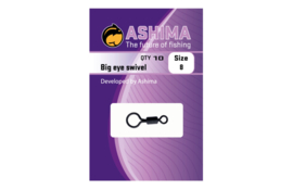 Ashima Big Eye Swivels Size 8 10pcs