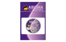 Ashima Gangster 8 Braided Grey - 25lbs: De Topkeuze voor Zware Visserij
