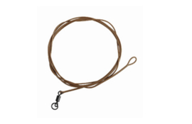 Ashima Coated Leader Loop/R-swiv 100cm 30lbs Gravel