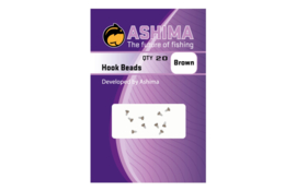 Ashima Hookbeads Brown 20pcs