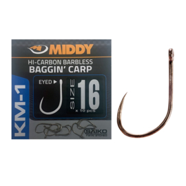 MIDDY KM-1 Baggin' Carp Eyed Hooks