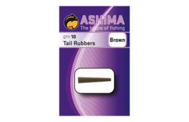 Ashima Tailrubbers Brown 10pcs