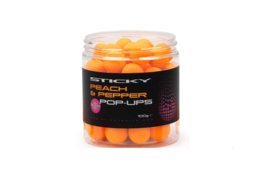 Sticky Baits Peach & Pepper Pop-up 16mm 100gr