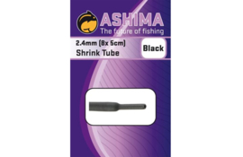 Ashima Shrink Tube Black 2.4mm - 10pcs