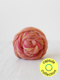 Super zachte Merino 19 micron Kleur Roze Esdoornmot