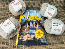 Boek "Ode aan de visserij" +  Ecru merino wol