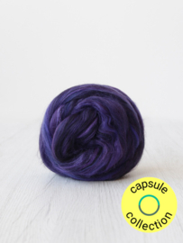 Super zachte Merino 19 micron kleur Paarse keizersvlinder