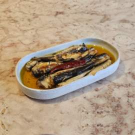Kleine Sardines is pikante olijfolie