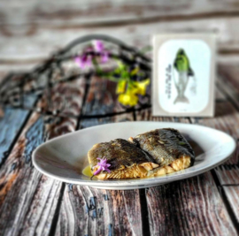 Forelfilet gerookt in extra vierge olijfolie