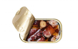 Octopus in olijfolie met knoflook