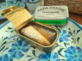 Gerookte sardines met extra vierge olijfolie