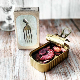 Octopus in olijfolie met knoflook