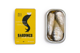 Sardines in olijfolie met citroen