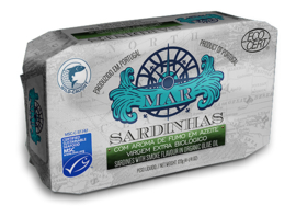 Sardines is extra virgine olijfolie met rooksmaak (Mar)
