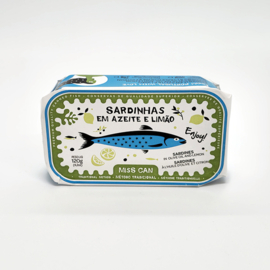 Sardines in olijfolie met citroen