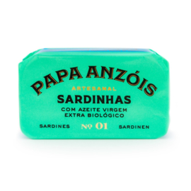 Sardines in extra vierge biologische olijfolie