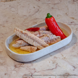 Makreelfilets in pikante olijfolie