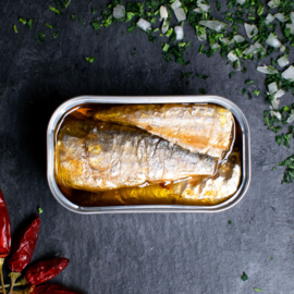 Gerookte Sardines in extra vierge olijfolie