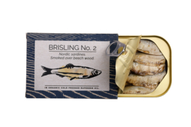 Scandinavische sardine gerookt op beukenhout