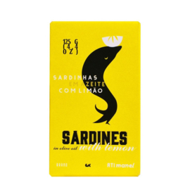 Sardines in olijfolie met citroen