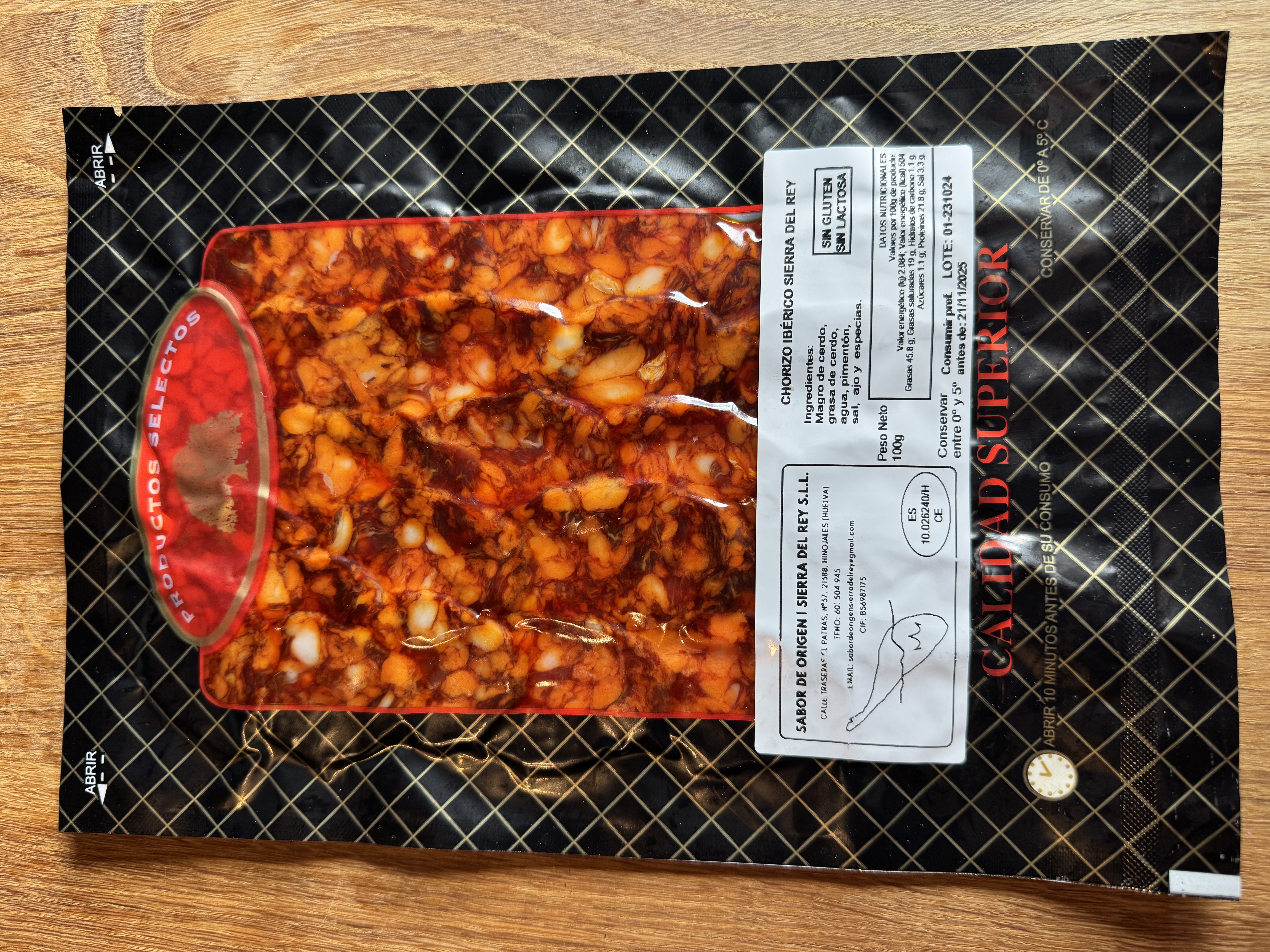 Chorizo Iberico (100 gram)