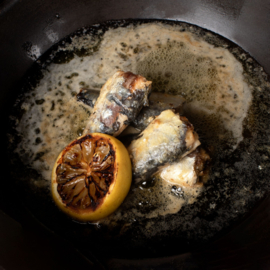 Sardines in Azoren boter