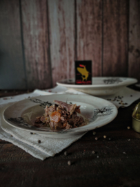 Tonijnfilet in pikante olijfolie