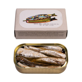 Gerookte kleine Sardines in extra vierge olijfolie