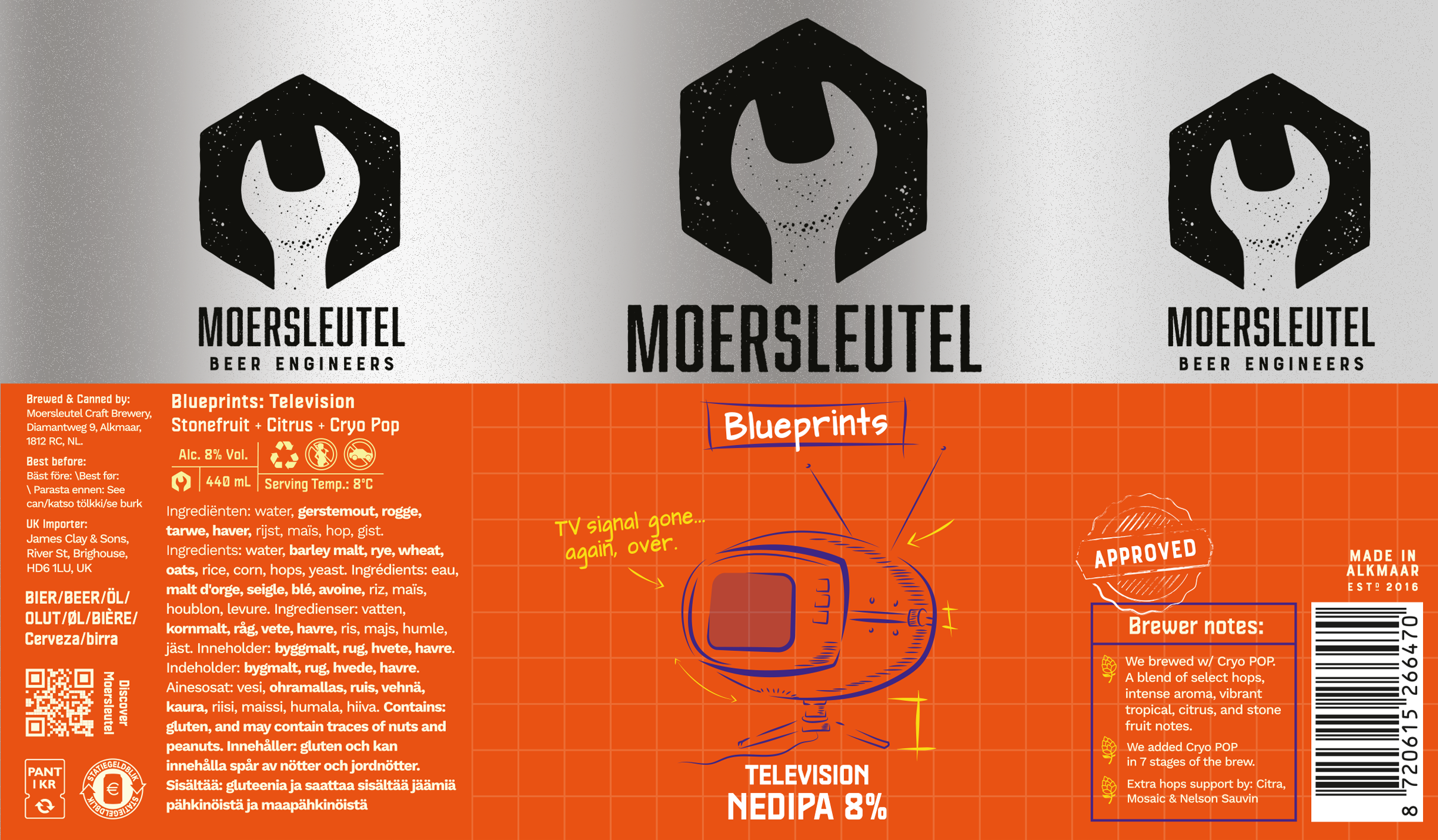 Moersleutel - Blueprints -  Television