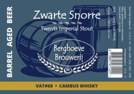 Berghoeve - Zwarte Snorre BA Cambus Whisky Vat 68