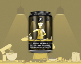 Frontaal - Piece of Cake Blueberry Vanilla Chocolate Muffin