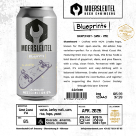Moersleutel - Blueprints -  Skateboard