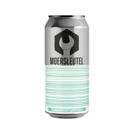 Moersleutel - Barcode Turquoise/Off White