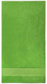Douchelaken met brede band 15 cm | Lime