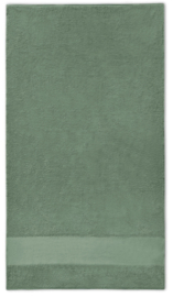 Douchelaken met brede band 15 cm | Stone green