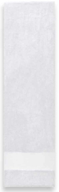 Sporthanddoek met brede band 13 cm | Wit