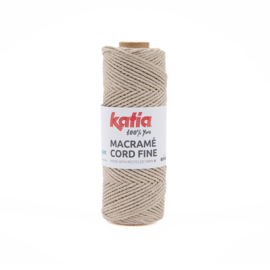 Macrame cord fine 205 Beigebruin