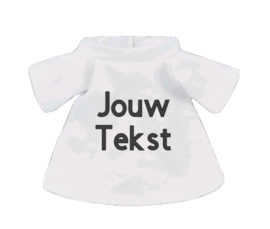 Slingeraap blauw met t-shirt | 45 cm