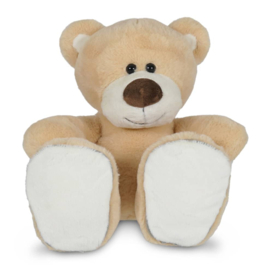 Sole mates | Beer Vic licht beige | 45 cm met verwisselbare zooltjes