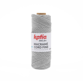 Macrame Cord fine 201 medium grijs