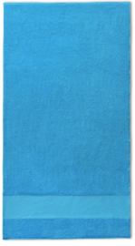 Douchelaken met brede band 15 cm | Turquoise