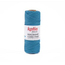 Macrame cord fine 210 Blauw