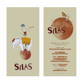 geboortekaartje SILAS