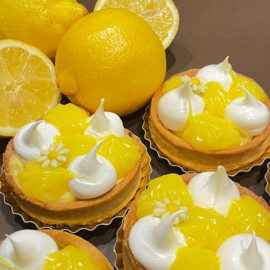 Citroen Meringue gebakje
