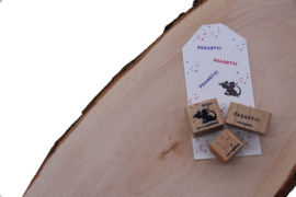 Cats on Appletrees - houten stempel - PAAARTY! & Philippe & Little Confetti